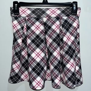 Plaid skater skirt. Size extra small.